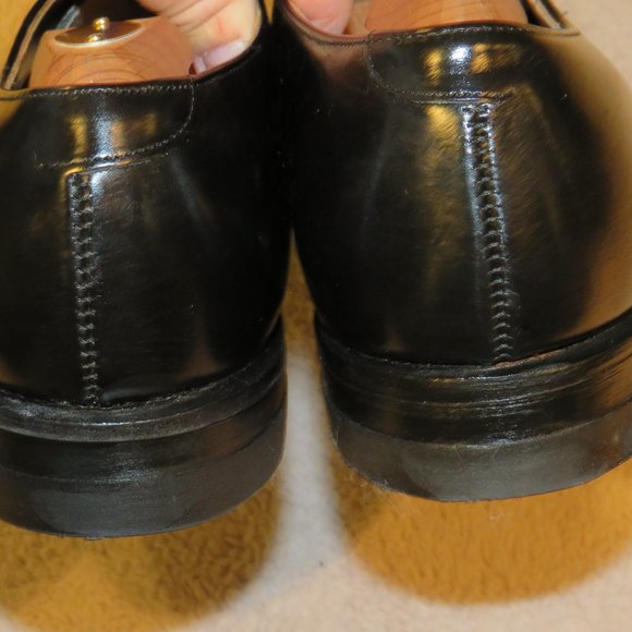 DJ Leavenworth 1979 Black Leather Derby\'s Dress Shoes 9.5R NOS NWOB main image 8